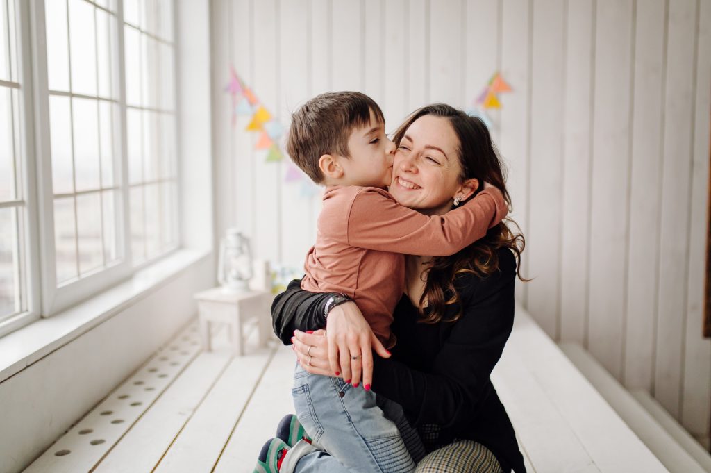 madre e hijo