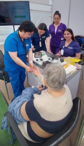 toma de exámenes Feria SAGO