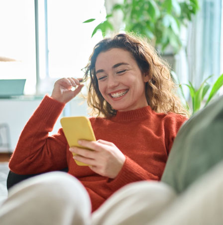 mujer telefono
